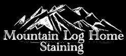 Mountain Log Home Staining